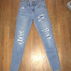 American eagle high-rise stretch jeans